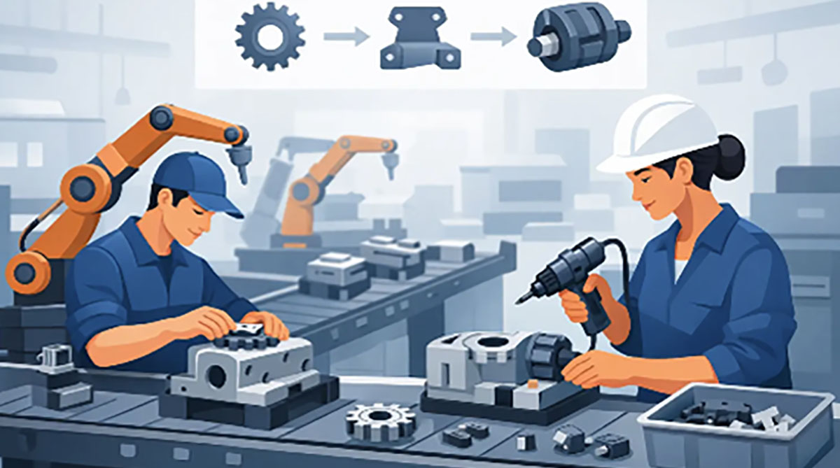 Design for Assembly Benefits in Production