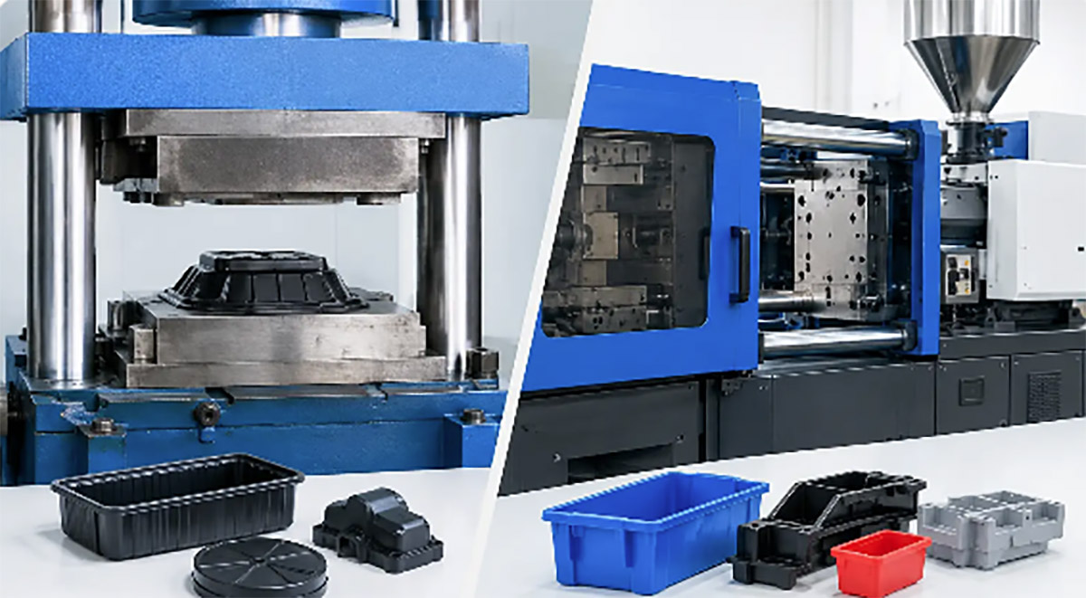 Compression Molding Versus Injection Molding